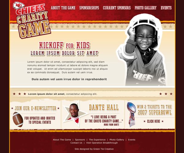 KC Chiefs Website Design Firm